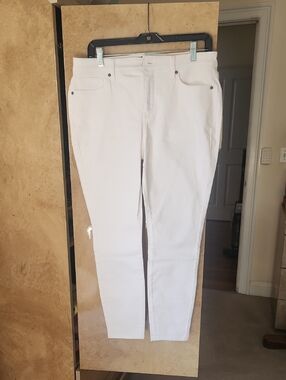 NYDJ White Skinny Jeans for Women